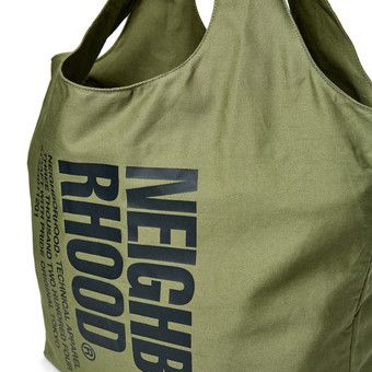 Buy Neighborhood ID Tote Bag 'Olive Drab' - 231MYNH CG02 OLIV