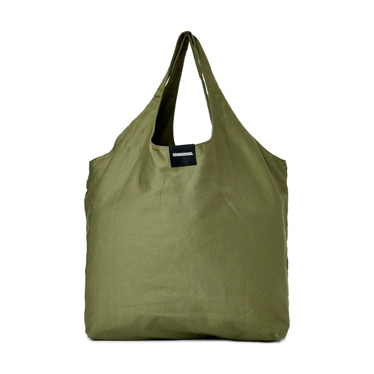 Buy Neighborhood ID Tote Bag 'Olive Drab' - 231MYNH CG02 OLIV | GOAT