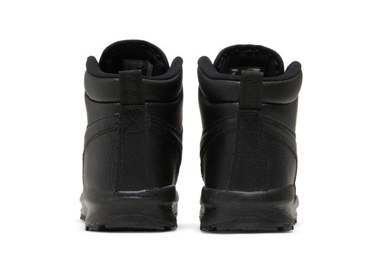 Nike Manoa Leather Triple Black (GS) — foto 7