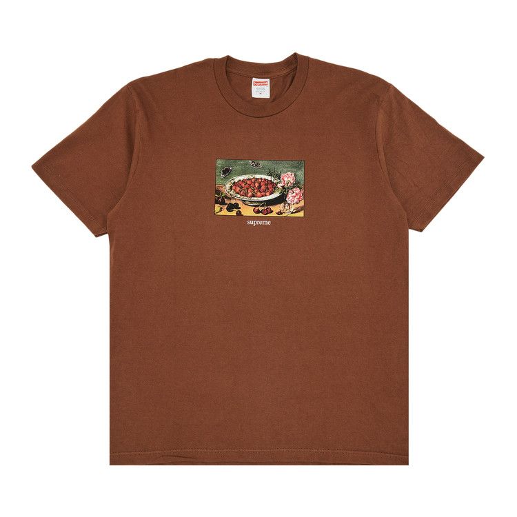 Supreme Strawberries Tee 'Brown'