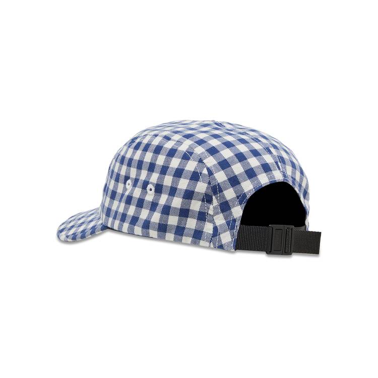 Buy Supreme Gingham Camp Cap 'Navy' - SS23H83 NAVY | GOAT