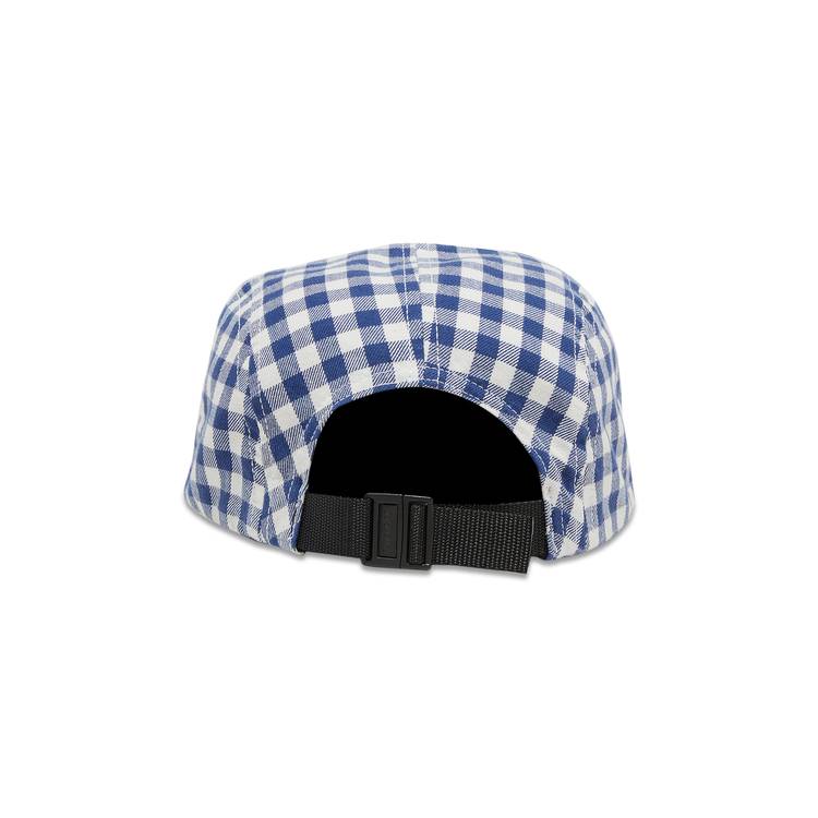 Buy Supreme Gingham Camp Cap 'Navy' - SS23H83 NAVY | GOAT UK