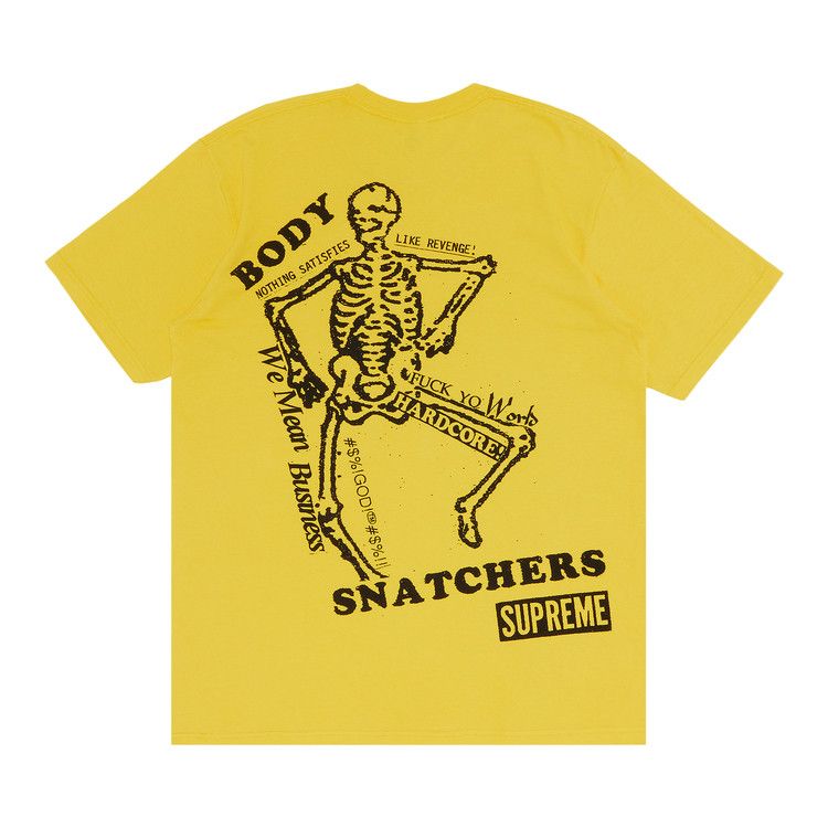 Buy Supreme Body Snatchers Tee 'Yellow' - SS23T62 YELLOW | GOAT