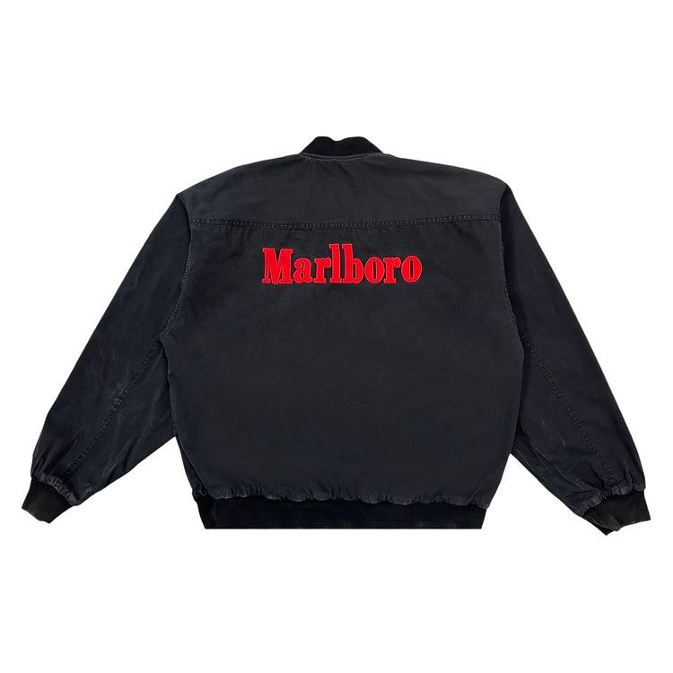 Buy Vintage Marlboro Reversible Bomber Jacket 'Black' - 3099