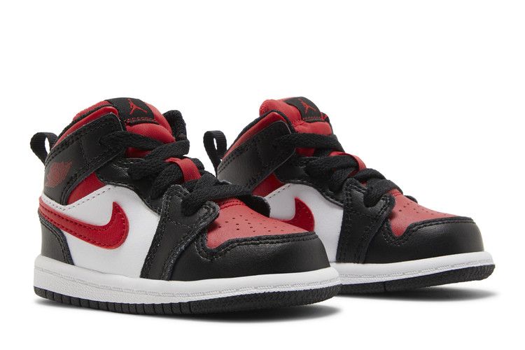 Air Jordan 1 Mid Td Black Fire Red