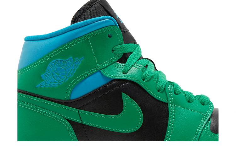 Buy Wmns Air Jordan 1 Mid 'Lucky Green Aquatone' - BQ6472 033 | GOAT