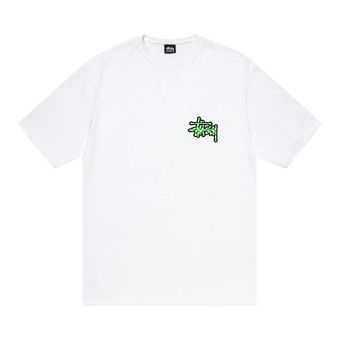 Buy Stussy Checker Stock Tee 'White' - 1904987 WHIT | GOAT