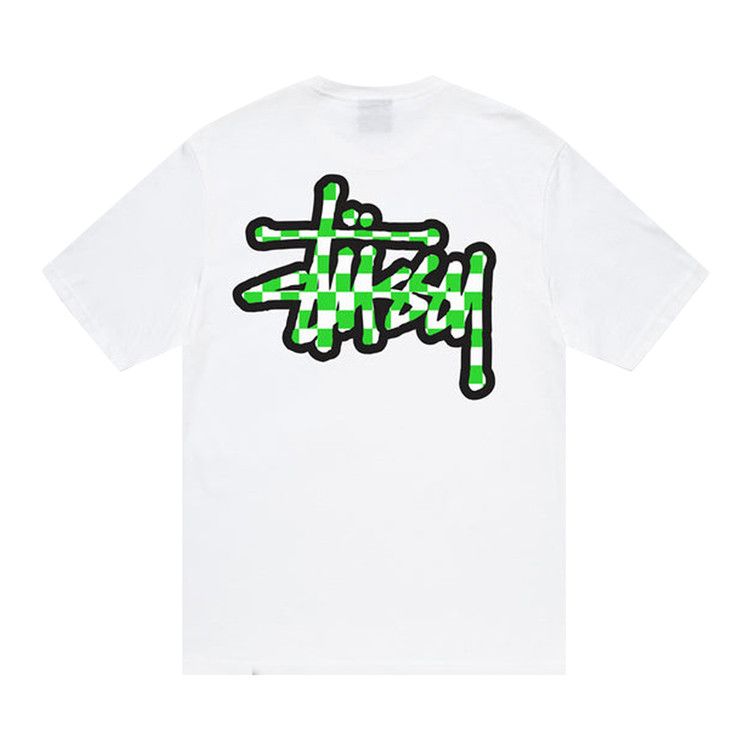 ★人気★【STUSSY】★CHECKER STOCK TE.E★Tシャツ★BLACK★ ☆人気☆【STUSSY】☆CHECKER STOCK TE.E☆Tシャツ☆BLACK