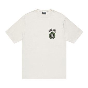 ★【STUSSY】★CROWN WREATH PIGMENT DYED TE.E★BLACK★ Stussy Crown Wreath Tee Black – YankeeKicks Online