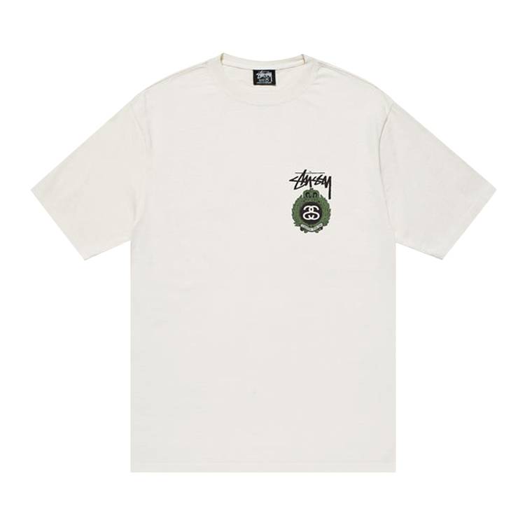 Stussy Crown Wreath Pigment Dyed Tee 'Natural'