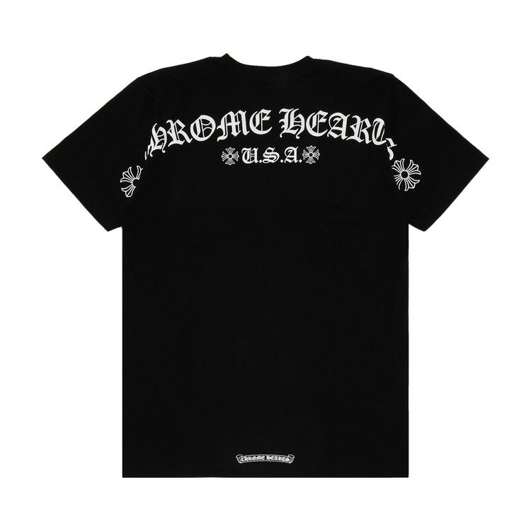Buy Chrome Hearts Fuck You Vertical Logo T-Shirt 'Black' - 1383