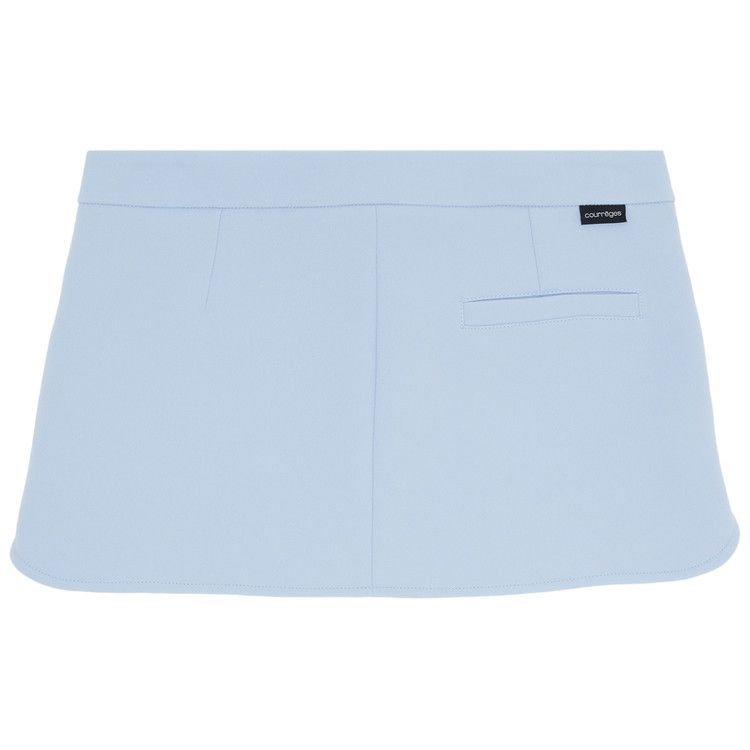 ミニスカート COURREGES ELLIPSE TWILL MINISKIRT Ellipse twill miniskirt in white - Courreges | Mytheresa