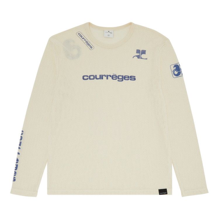 Courreges★メッシュ T シャツ Buy Courrèges Mesh Long-Sleeve Shell T-Shirt 'Natural