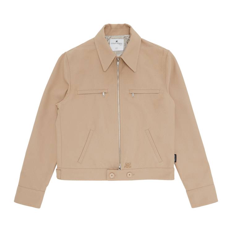 Boxy-fit cotton twill jacket