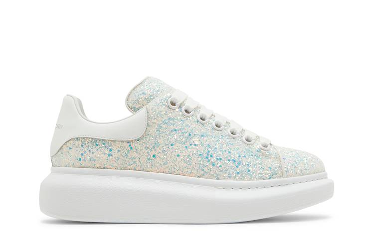 Alexander McQueen Wmns Oversized Sneaker 'Silver Glitter'