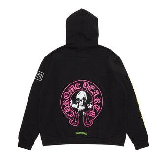 【Chrome Hearts】フローラル heavy weight zip hoodie ブラック Buy Chrome Hearts Floral Sleeve Gradient Made In Hollywood