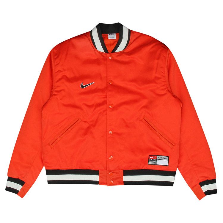 Nike SB X Mlb Varsity Skate Jacket Team Orange/Black/Sail/White