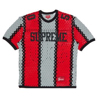 Buy Supreme Crochet Football Jersey 'Black' - SS23KN13 BLACK