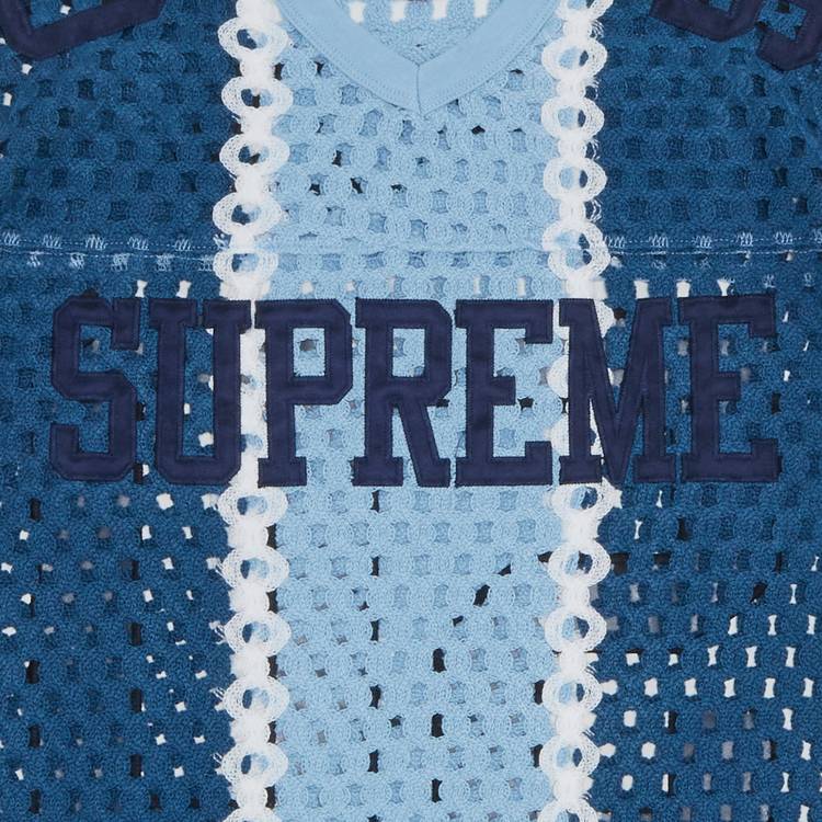 Supreme Crochet Football Jersey Size Large
