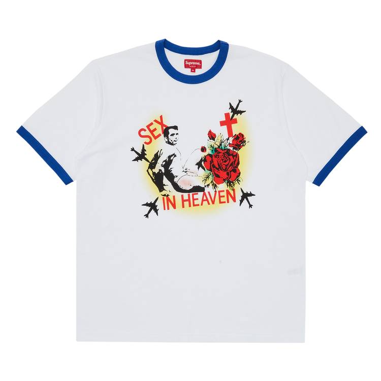 Buy Supreme Sex In Heaven Ringer Tee 'White' - SS23KN61 WHITE