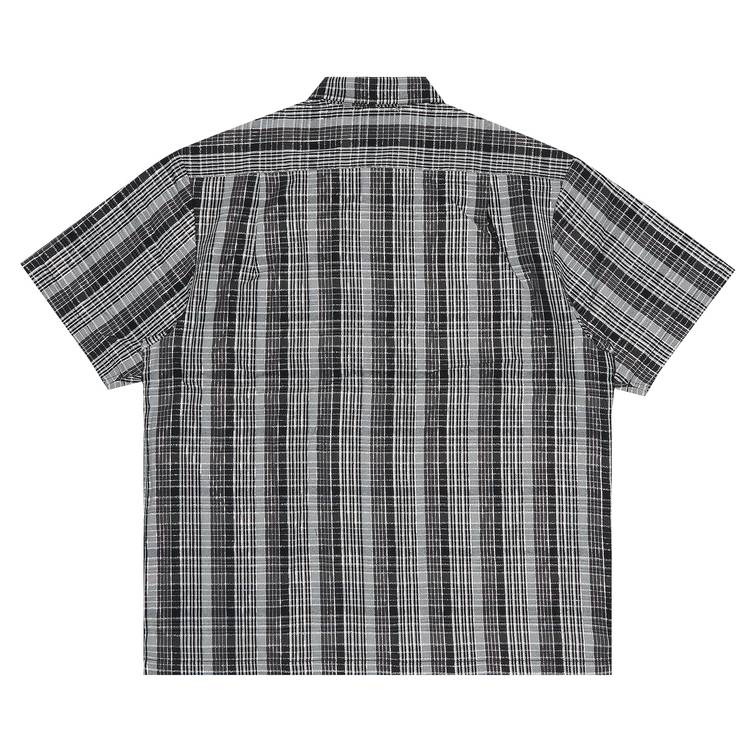 Buy Supreme Metallic Plaid Short-Sleeve Shirt 'Black' - SS23S5