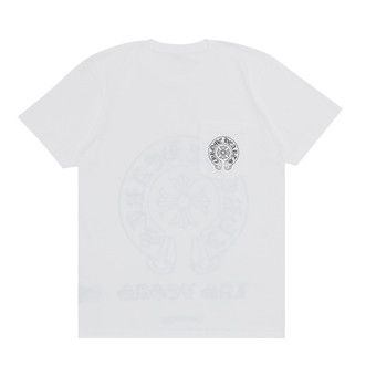 ★Chrome Hearts★ Las Vegas Exclusive Horseshoe Pocket Tee Chrome Hearts Las Vegas Exclusive Horseshoe Logo Short