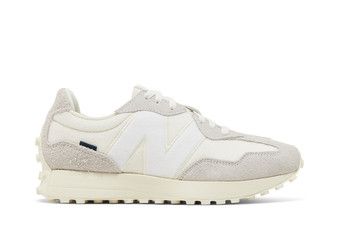 new balance 327 snow white with rumba red