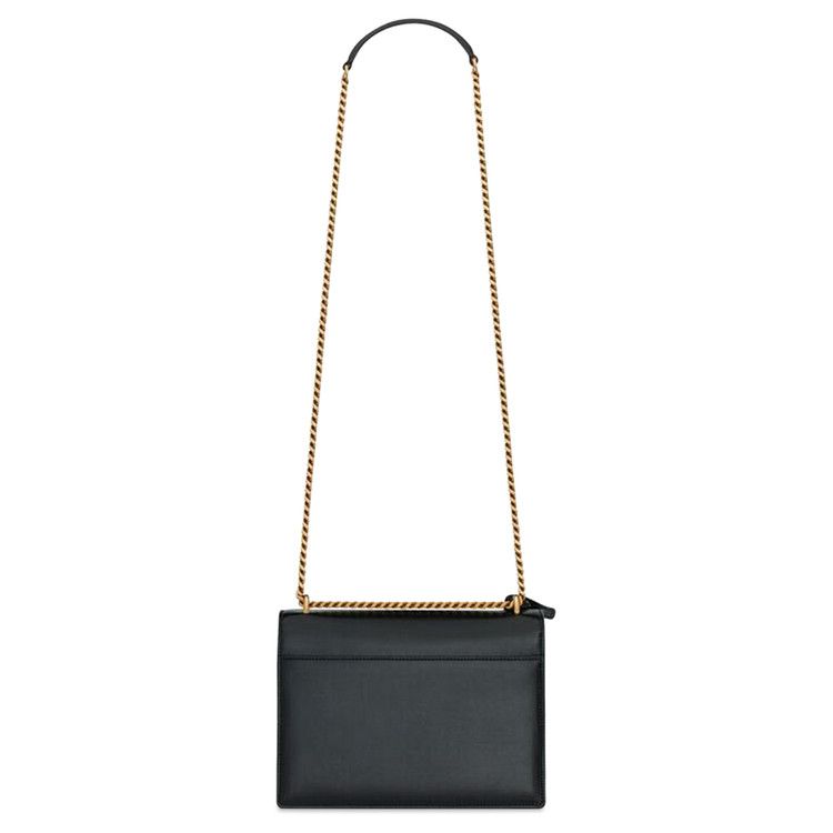 Buy Saint Laurent Sunset Two Tone Shoulder Bag 'Black/Butter 