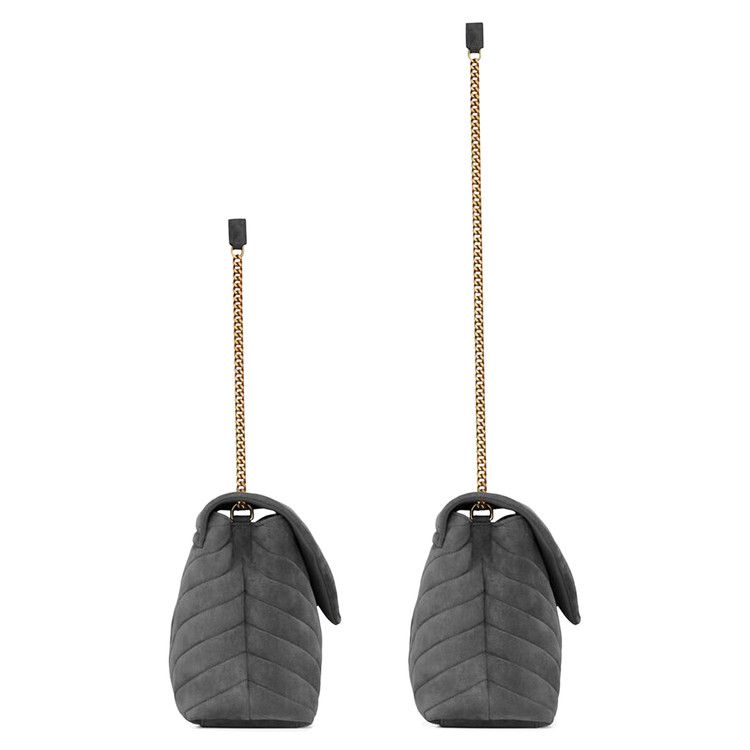 Saint Laurent Loulou Medium Shoulder Bag Storm