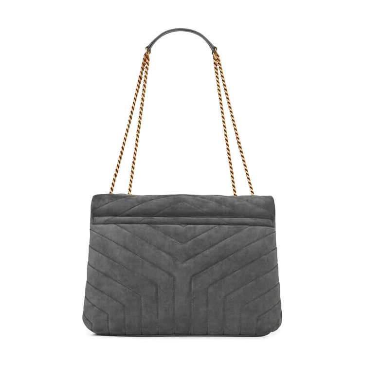 Saint Laurent Loulou Medium Shoulder Bag Storm