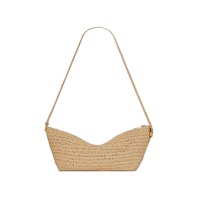Buy Saint Laurent Logo Embroidered Zip Up Shoulder Bag