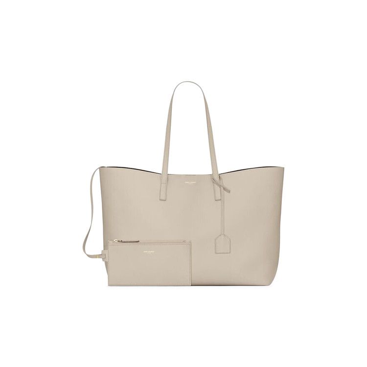 Saint Laurent Shopping Tote Bag Soft Cream
