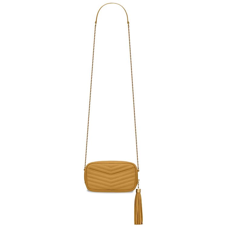 Saint Laurent Mini Lou Bag Light Chartreuse