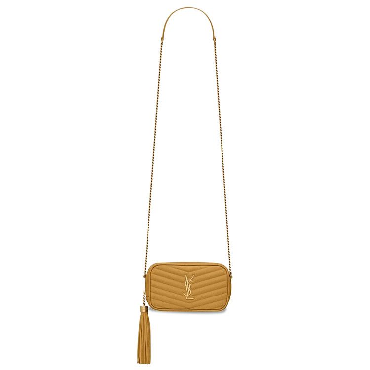 Saint Laurent Mini Lou Bag Light Chartreuse