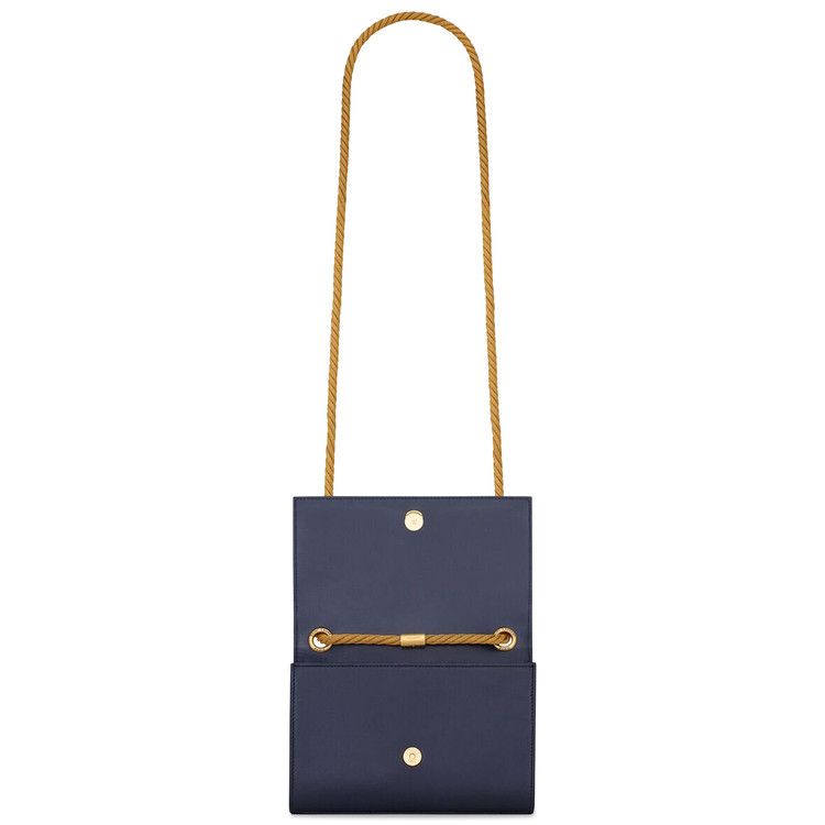 Saint Laurent Kate Leather Shoulder Bag 'deep Marine'