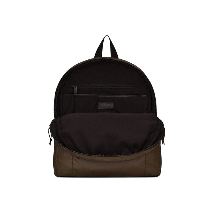 Saint Laurent Nuxx Backpack Dark Khaki