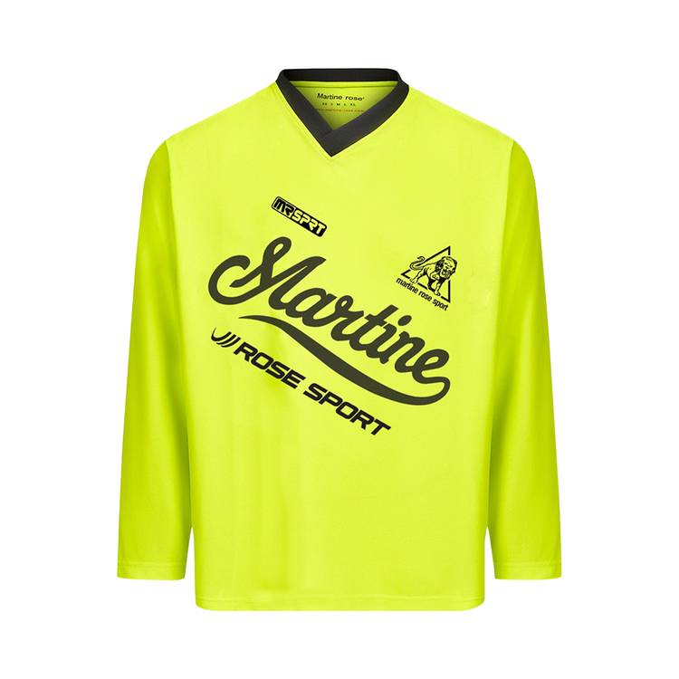 Martine Rose – Shrunken Football Top Yellow