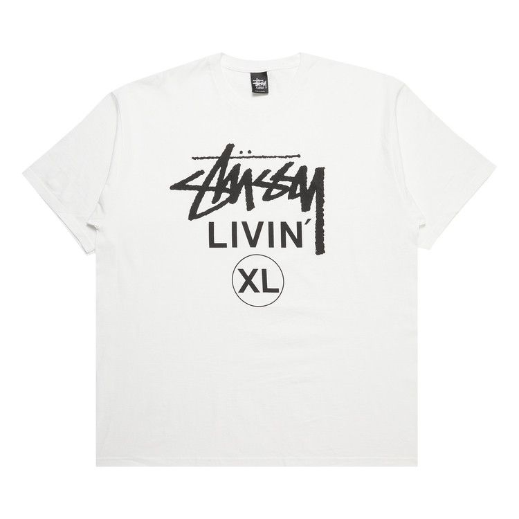 Buy Stussy Livin' XL Tee 'White' - 0535 100000103LXT WHIT | GOAT