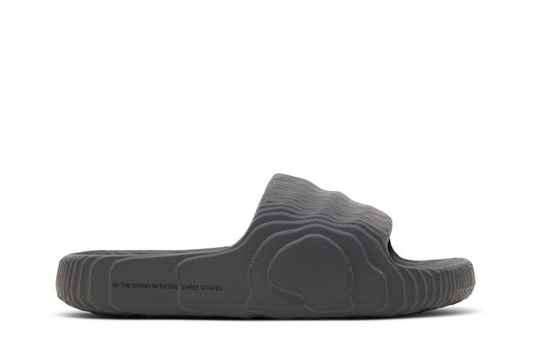 adidas Adilette 22 Slides Grey Five — foto 2
