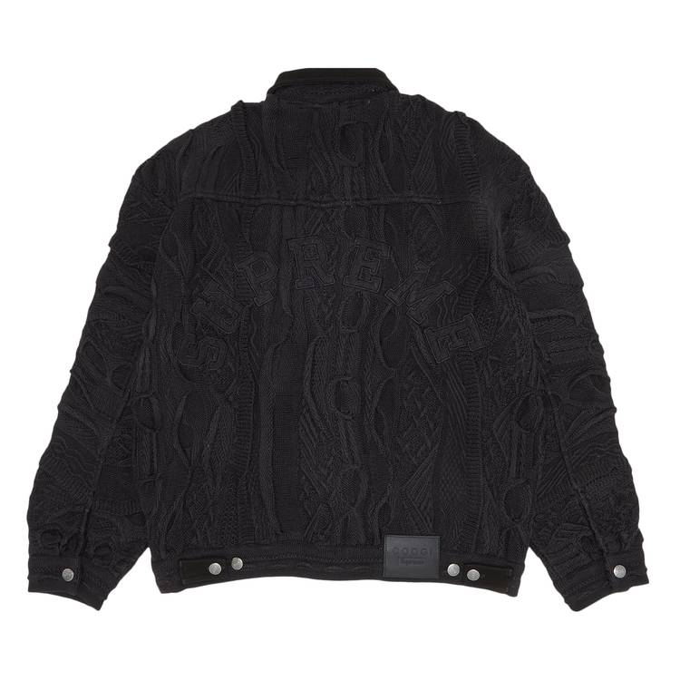 Supreme x Coogi Trucker Jacket 'Black' | GOAT