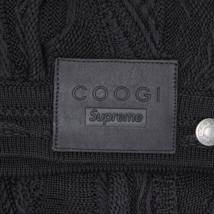 Buy Supreme x Coogi Trucker Jacket 'Black' - SS23J7 BLACK | GOAT