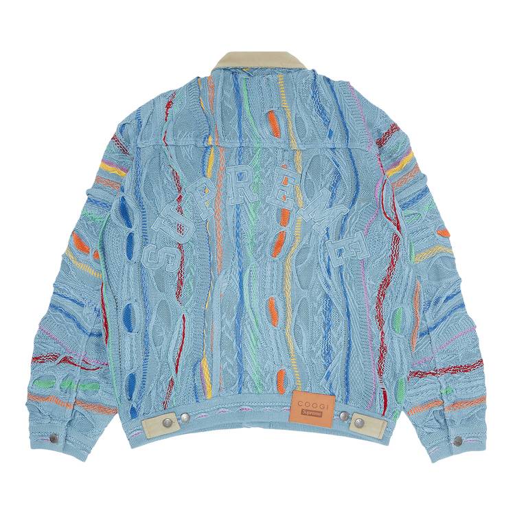 Buy Supreme x Coogi Trucker Jacket 'Blue' - SS23J7 BLUE | GOAT