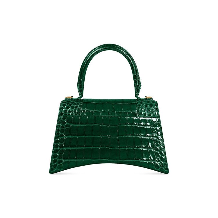 Balenciaga Small Hourlgass Top Handle Bag Green