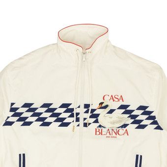 【希少】CASABLANCA PAR AVION TRACK JACKET Buy Casablanca Par Avion Zip Up Track Jacket 'White' - MF22 JK 033