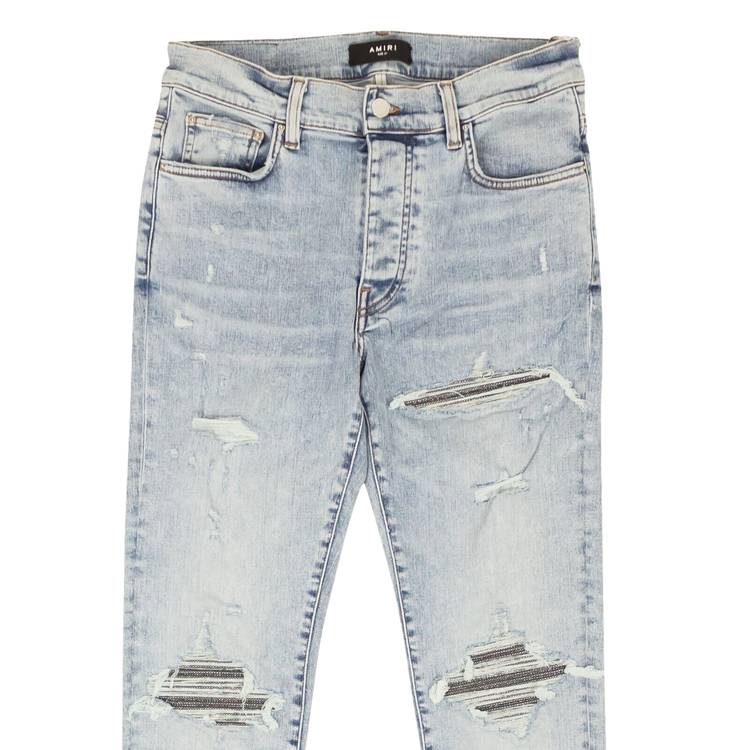 Amiri MX1 Iridescent Skinny Jeans 'Vintage Blue'