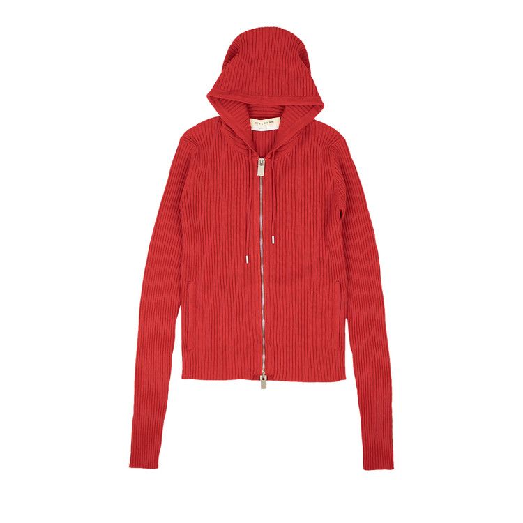 aっくん Buy 1017 ALYX 9SM Ribbed Knit Zip Up Hoodie Sweatshirt 'Red