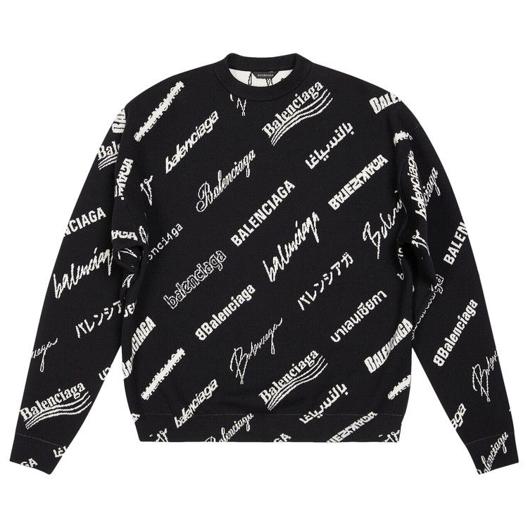 Balenciaga Crewneck Black/White