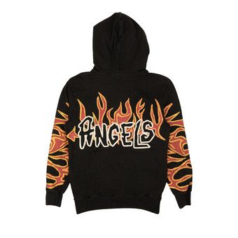 【関税無・国内発】 Palm Angels / Graffiti Flames Hoodie GRAFFITI FLAMES HOODIE in black - Palm Angels® Official