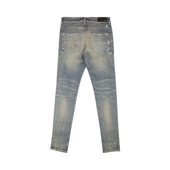 マムシのan・an Buy Amiri Paint Splatter MX1 Jean 'Clay Indigo' - AW22MDS014