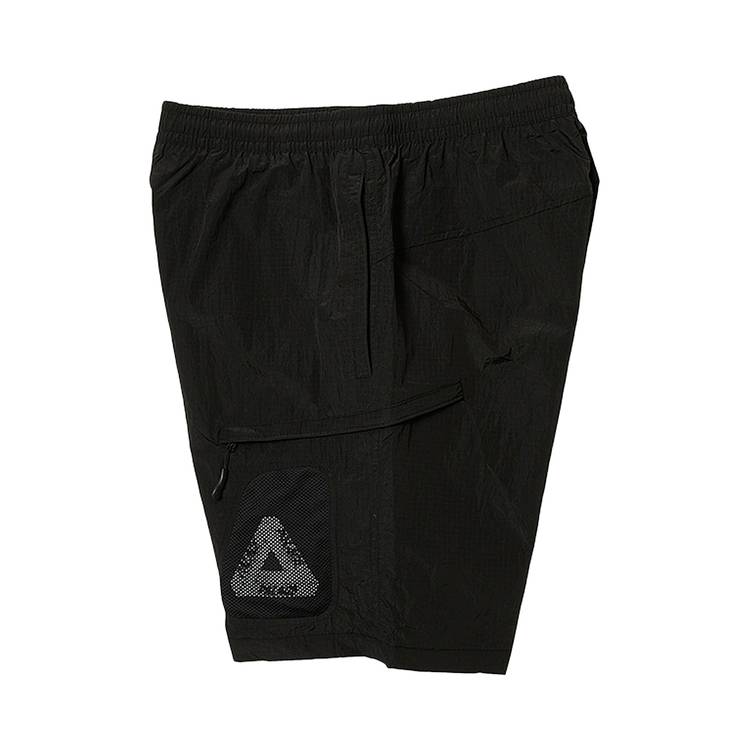 Buy Palace Y-Ripstop Shell Short 'Black' - P24ST044 | GOAT